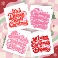 Disney Slogan Christmas Cards Pack of 6