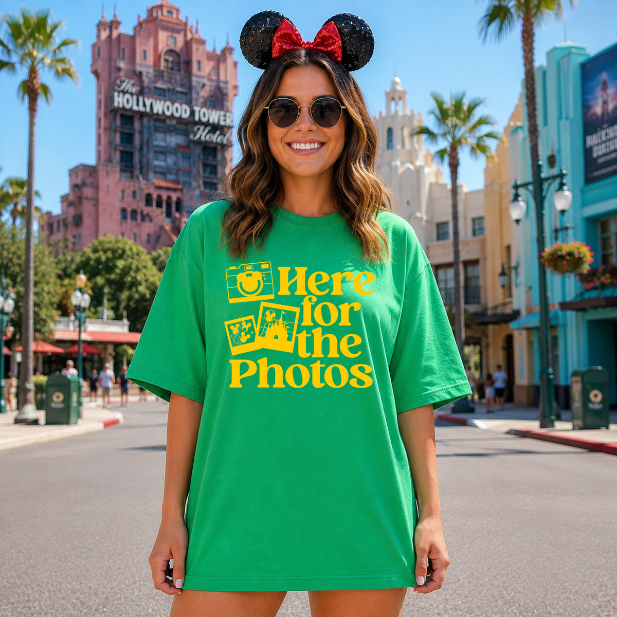 Here for the Photos T-Shirt