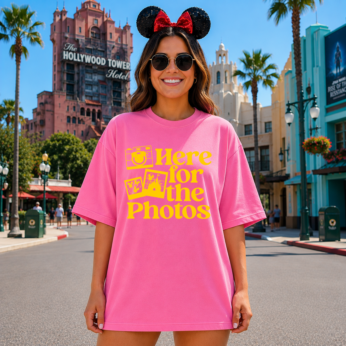 Here for the Photos T-Shirt