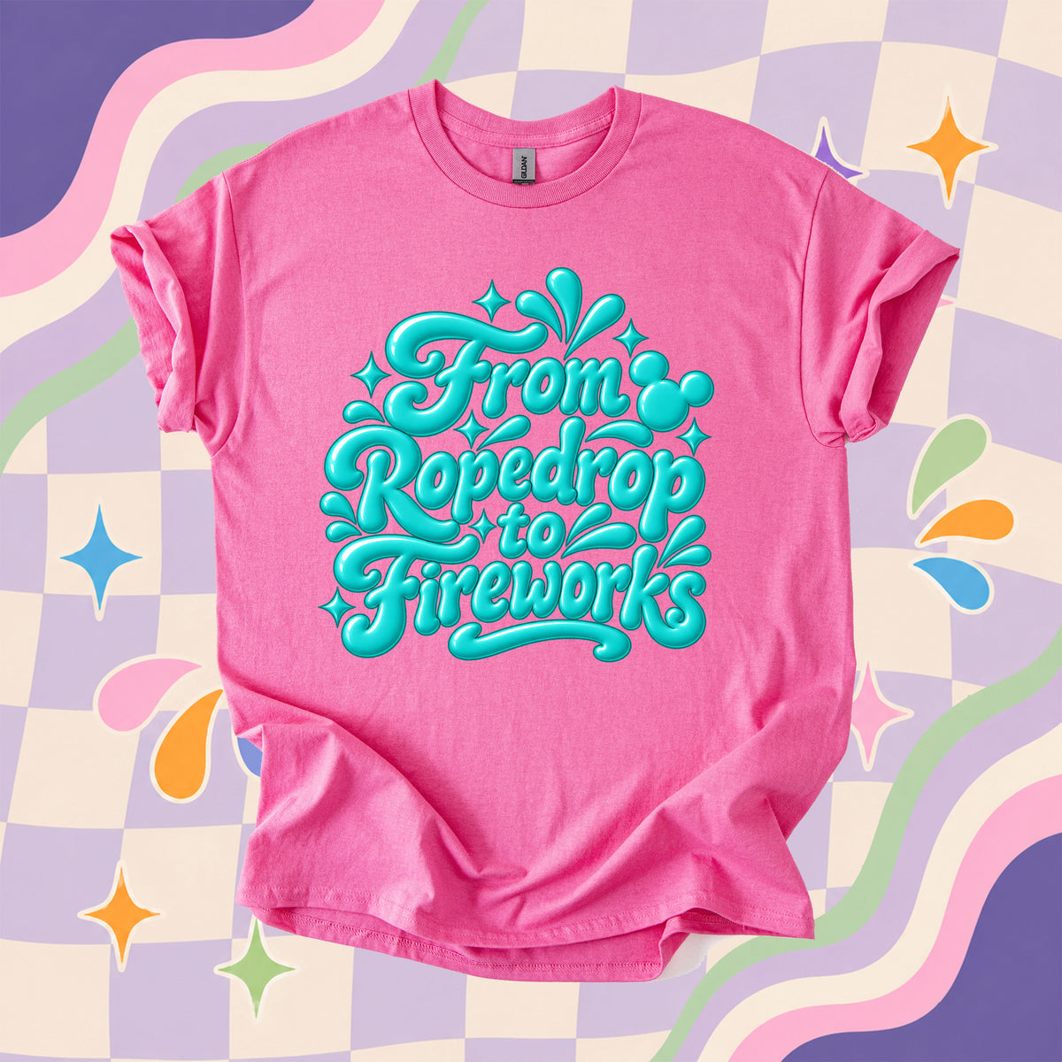 Ropedrop to Fireworks T-Shirt