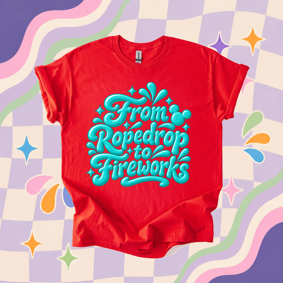 Ropedrop to Fireworks T-Shirt