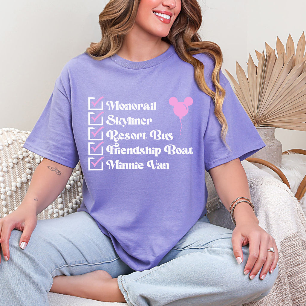 Disney Transport List T-Shirt